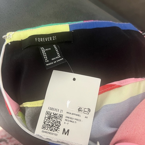 Forever 21 Red and Blue Jumpsuit Bold Colorblock Design - Picture 2 of 4